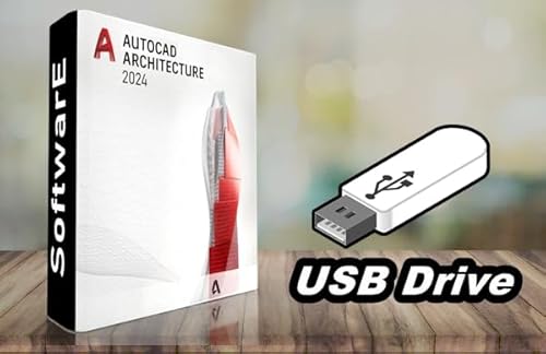 Software AutoCAD Architecture 2024 Lifetime license only for WindOS - USB Device