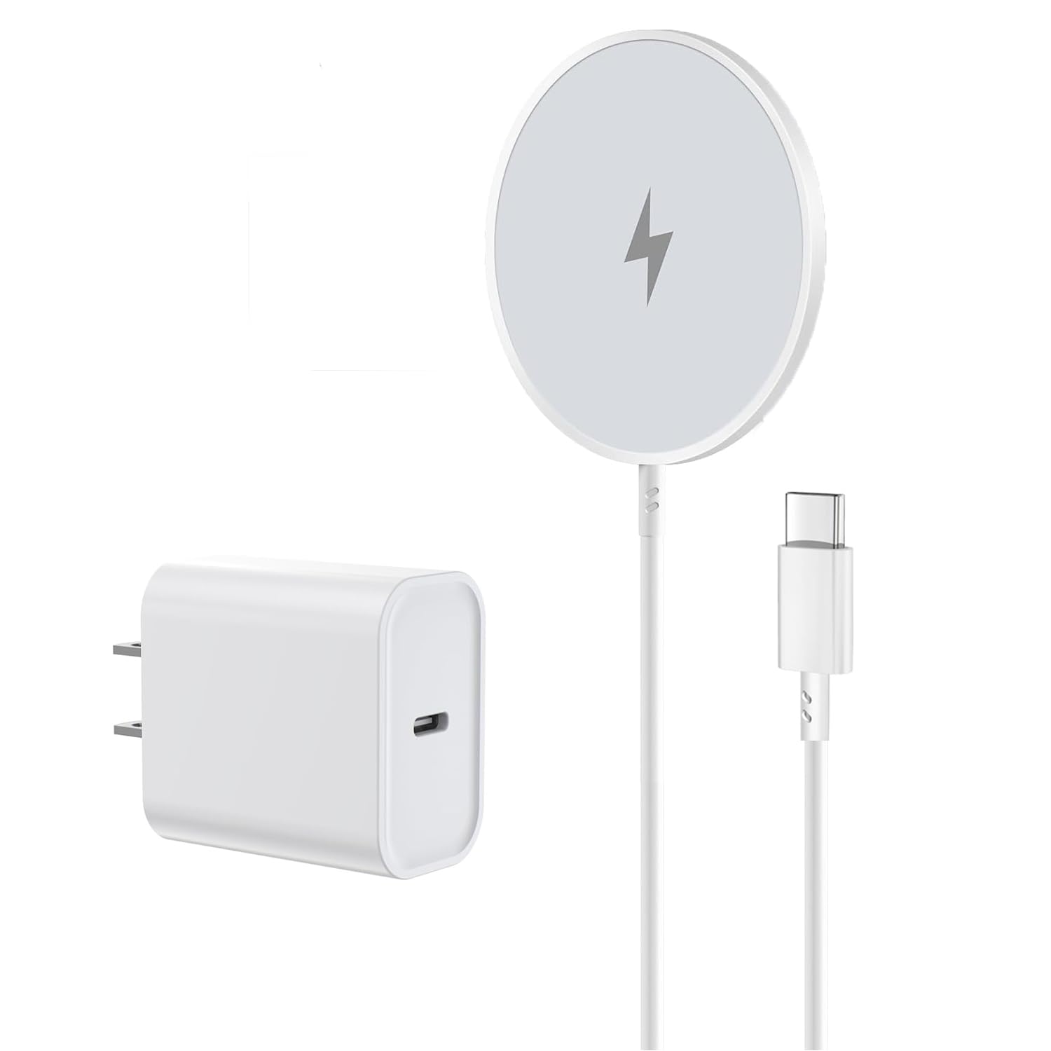 [Apple MFi Certified]Magnetic Wireless iPhone Charger Magsafe Charger,6FT 15W Fast Phone Charging Pad Wireless Magnetic Charge for iPhone 17/17Air/16 Pro Max/16 Plus/15 Pro Max/14/13/12/AirPods3/2/Pro