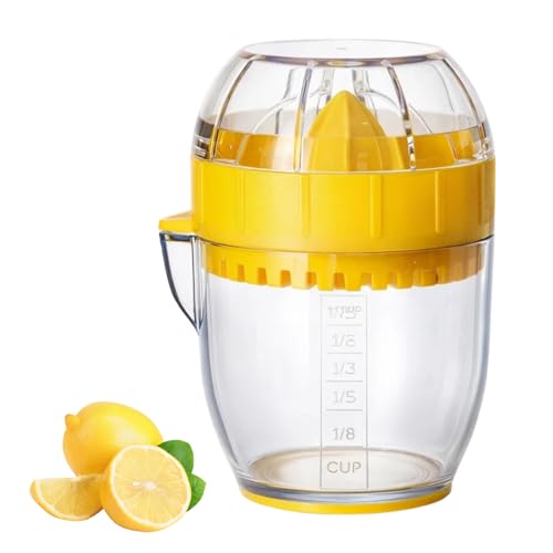 Lemon Squeezers, Manual Juicer for Citrus Fruits, Easy-Squeeze Design for Lemons and Oranges, Compact Citrus Press with Food-Grade Plastic Construction, Efficient Juice Extraction Tool for Kitchen Use