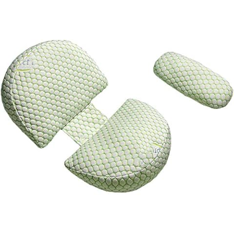 Pregnancy Pillow Side Sleeper Adjustable Maternity Pillows for Sleeping Snoogle Body Pillow Wedge for Back Pregnancy Gifts for First Time Moms 4,One Size Cover