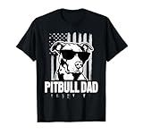 Pitbull Dad Mens Shirt Proud American Pit Bull Dog T-shirt