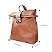 LA DEARCHUU Leather Backpack for Women Fashion Backpack Purse Lightweight Handbags Travel Shoulder Handbag Brown