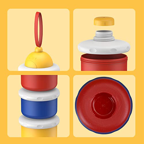 Distribuidor de Leite Em pó, Dispensador Empilhável de Fórmula para Bebês de 3 Camadas para Viagens