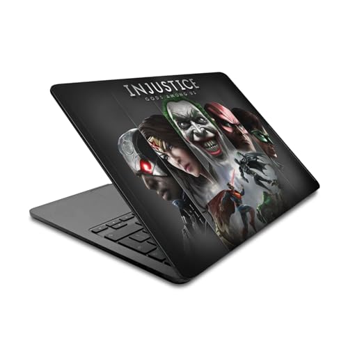 Skin Vinyle Injustice pour MacBook Air 13.6 au Bureau et Café