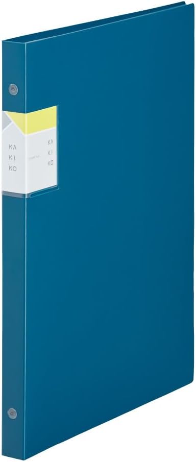 King Jim 8682-NV Clear File Kakiko Replaceable A4 10 Sheets 20 Pockets Navy