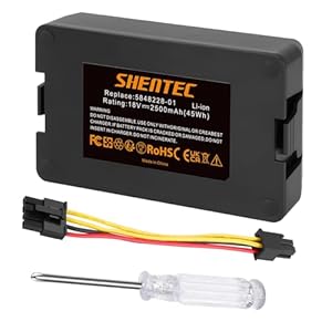 Shentec 18V Li-ion Ersatzakku Husqvarna Automower Akku 115H, Automower 305 2020, Automower 310 2020, Automower 520 2021, Automower 520 2022, Automower Limited Edition 2020, Garden Rasenroboter-Akku