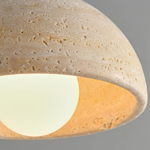 Lustre en marbre véritable style nordique avec douille vis E27 - 6