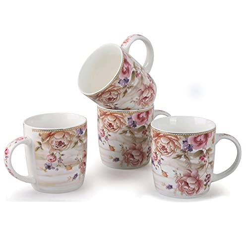 Lorren Home Trends 400-5678 Lorren-Mug Tassen, Porzellan, Rose Cover