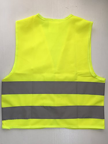 Kids High Visibility Reflective Safety Vest for Costume Running Cycling Size