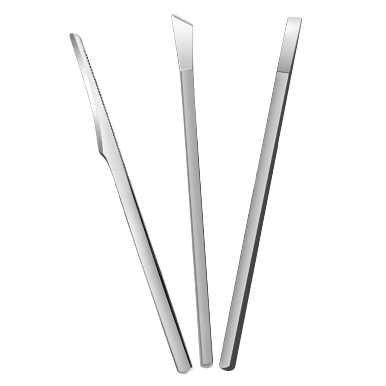 Healeved Stainless Steel Kit Cuticle Remover Nail Blade Tool Manicure Set for Toe Nail Care