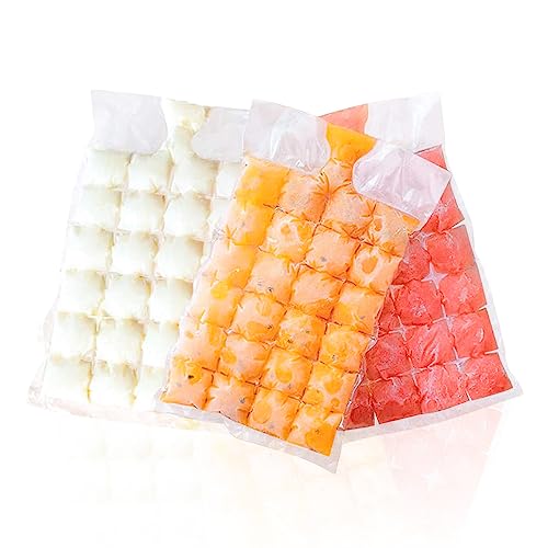 1200 Stück Eiswürfelform, Eiswürfelbeutel für Eis oder Saft, für Gefrierschrank, Eiskugel-Maschine