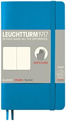 Leuchtturm1917 (310337 Notebook Medium (A5) Softcover, 123 numbered pages, squared, black