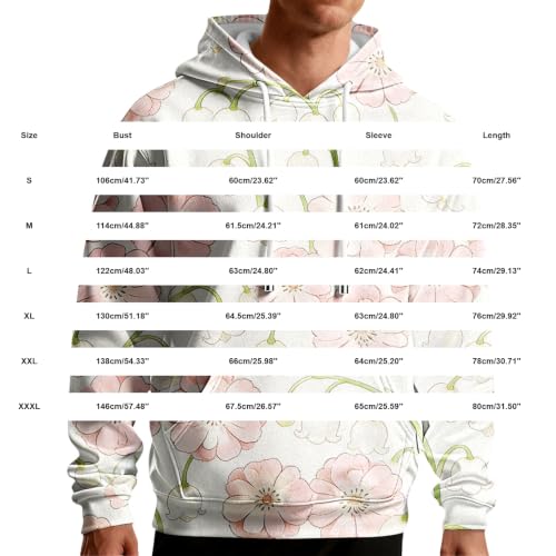 Sudadera impermeable hombre para protegerse del sol y la lluvia con diseño rosas 3D 4