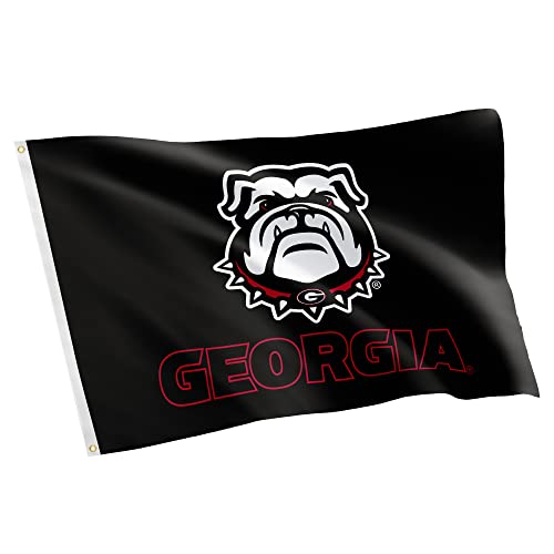 Desert Cactus University of Georgia Flag Bulldogs UGA Dawgs Banners 100% Polyester Indoor Outdoor 3x5 feet Flags (Design 4)