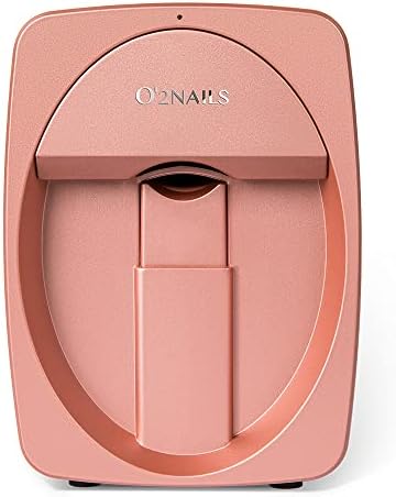 O2NAILS Portable Nail Printer M1 Mobile Nail Art Printing Machine for Home Usage Nail Salon (Pink Gold)