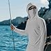 Bakgeerle Men's Upf 50+ Sun Protection Shirt with Mask Lightweight Long Sleeve Hooded Cooling Hiking Fishing Performance Shirts Camisas Para Hombres Golf Hoodies for Men Fishing Masks for Men