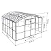 Invernadero Jardín Ruby Pro 4x4 Metros 16 M² Policarbonato Transparente 4mm, Marco...