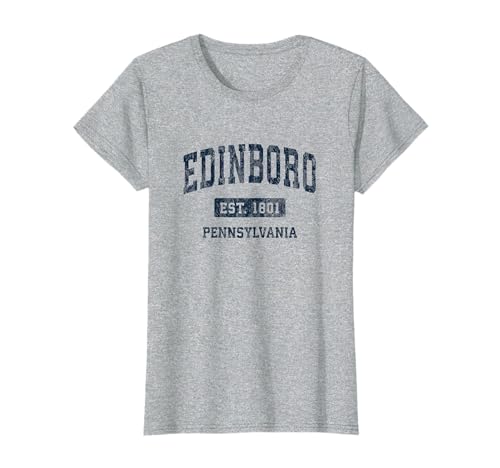 Edinboro Pennsylvania PA Vintage Athletic Sports Design T-Shirt