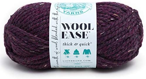 Lion Brand Yarn Company 1-Piece Wool-Ease Thick and Quick, Butterscotch, one Size, 640-189A