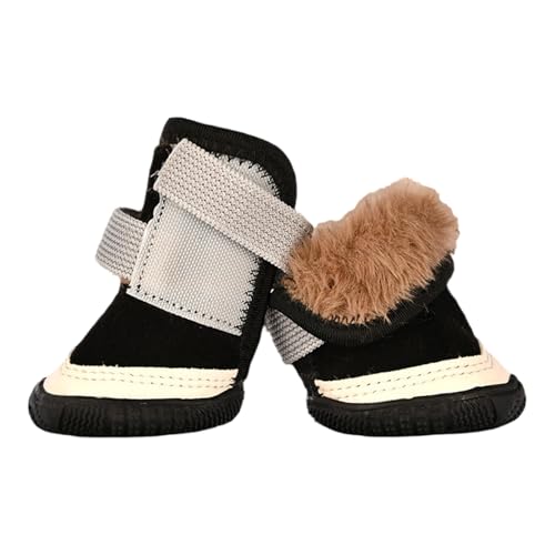 2pack Anti-Slip Pet for Ice Snow Outdoor Activities Ensuring Traction Warm Boot
