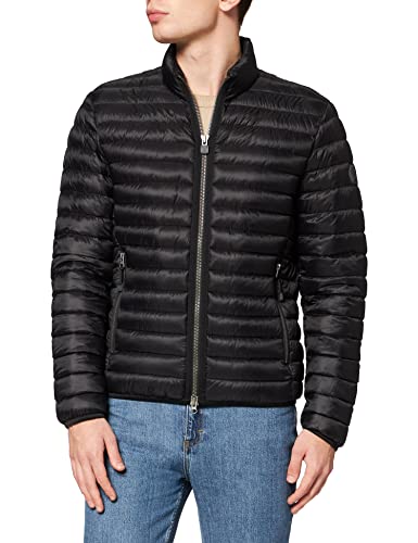 Marc OߴPolo Herren Steppjacke mit Stehkragen leicht, Schwarz (Black), XL
