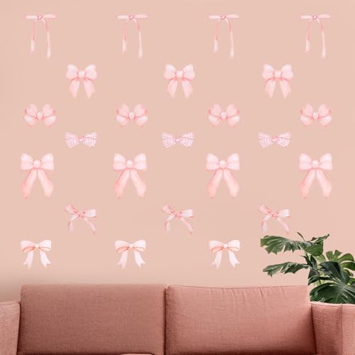 28 Pegatinas de lazo para pared, decorativo, removible miniatura 7