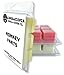 Candlecopia Monkey Farts, Butt Naked and Bite Me Strongly Scented Hand Poured Vegan Wax Melts, 18 Scented Wax Cubes, 9.6 Ounces in 3 x 6-Packs