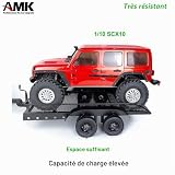AMK remorque RC 1/10 tout métal en kit avec attelage photo 5
