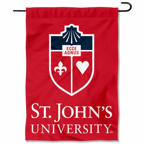St. John's Red Storm Wordmark Logo Garden Flag