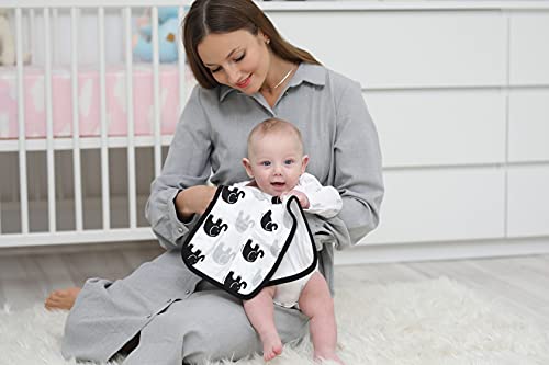 Burp Cloths for Baby Boy & Girl - Ultra Absorbent Burping Rags - Anti Shrink Unisex Burpy Clothes - Super Soft Jersey Cotton, Large 21"x10" - Thick for Newborn Cloth Diapers - 6 Pack2