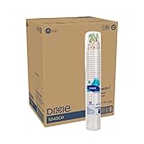Dixie PerfecTouch 12oz Insulated Paper Hot Cup by GP PRO (Georgia-Pacific), Fits Large Lids, Coffee Haze, 5342CD, 1000 Count (50 Cups Per Pack, 20 Packs Per Case)