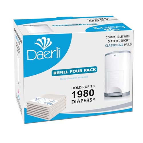Miniatura 8 de Bolsas De Basura Para Desechar Pañales, Compatibles Con Todos Los Cubos De Pañales Korbell Classic, Cada Paquete De 16 Litros Tiene Capacidad Para Hasta 1980 Pañales Paquete De 4