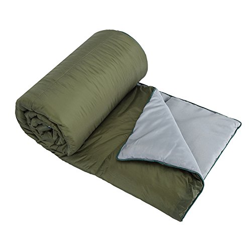 OneTigris Grey Leaf Outdoor Camping Blanket, Windproof & Ripstop, 32.5oz