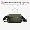 tomtoc 1,5L X-Pac Sacoche Bandouliere avec Protection RFID, Sac Bandoulière Léger et Imperméable pour Hommes et Femmes, Petite Sacoche de Voyage Quotidien, Sac de Poitrine Sling Bag #4