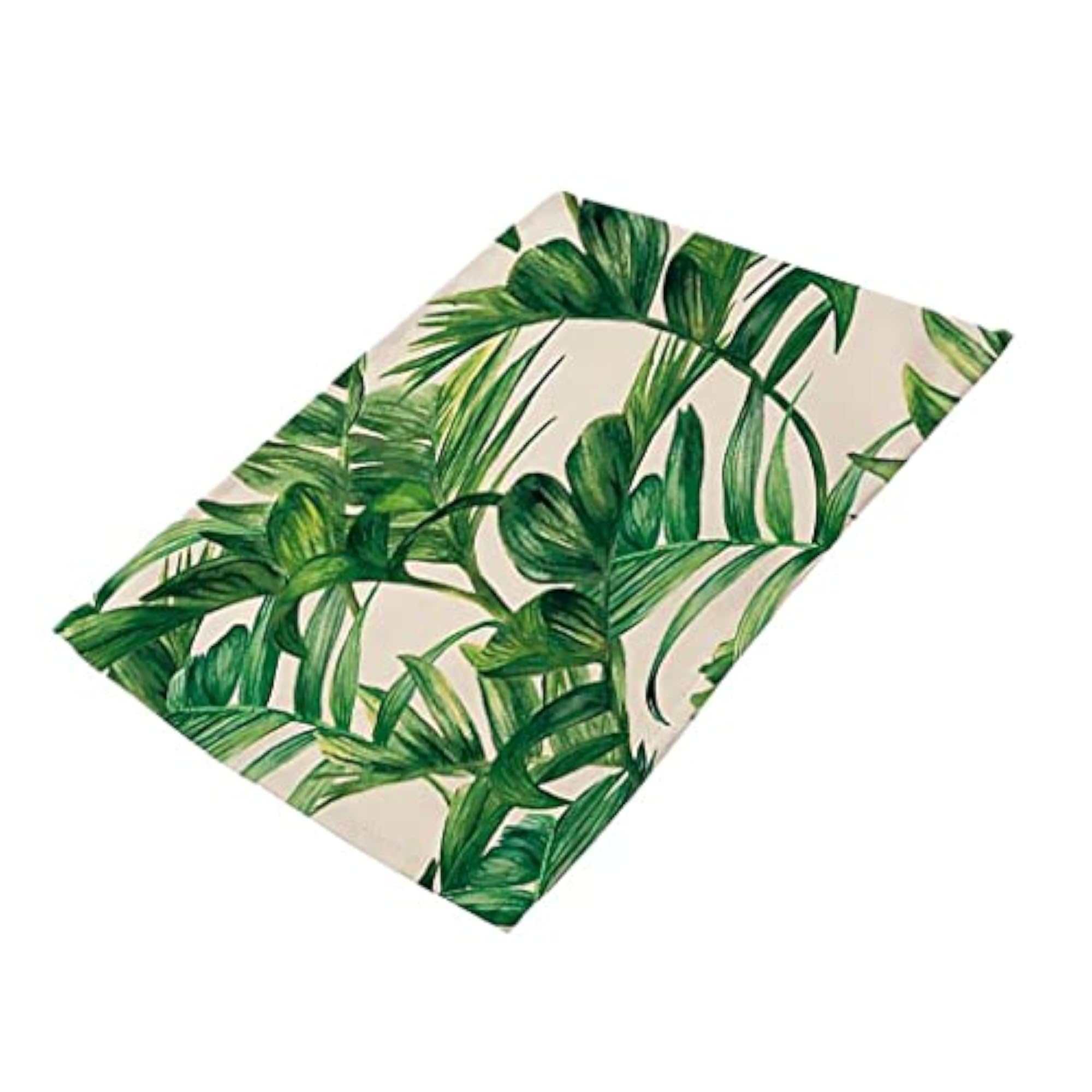 Green Leaves Design Insulation Bowl Placemat, Dining Pad