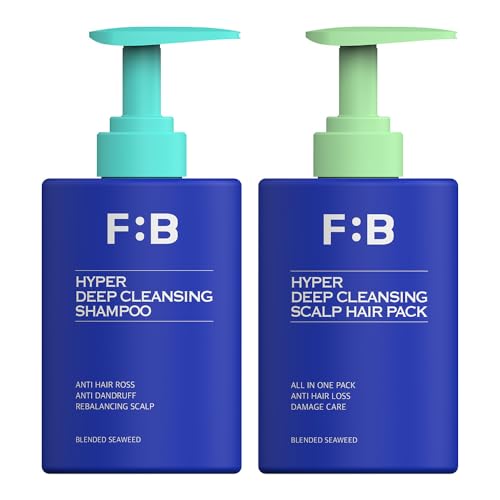 FORBEAUT �n�C�p�[�f�B�[�v�N�����W���O�V�����v�[480ml +����w�A�p�b�N480ml�EHYPER DEEP CLEANSING SCALP SHAMPOO+HYPER DEEP CLEANSING SCALP HAIR PACK