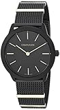 Calvin Klein Minimal Women's Mesh and Segments Bracelet Watch