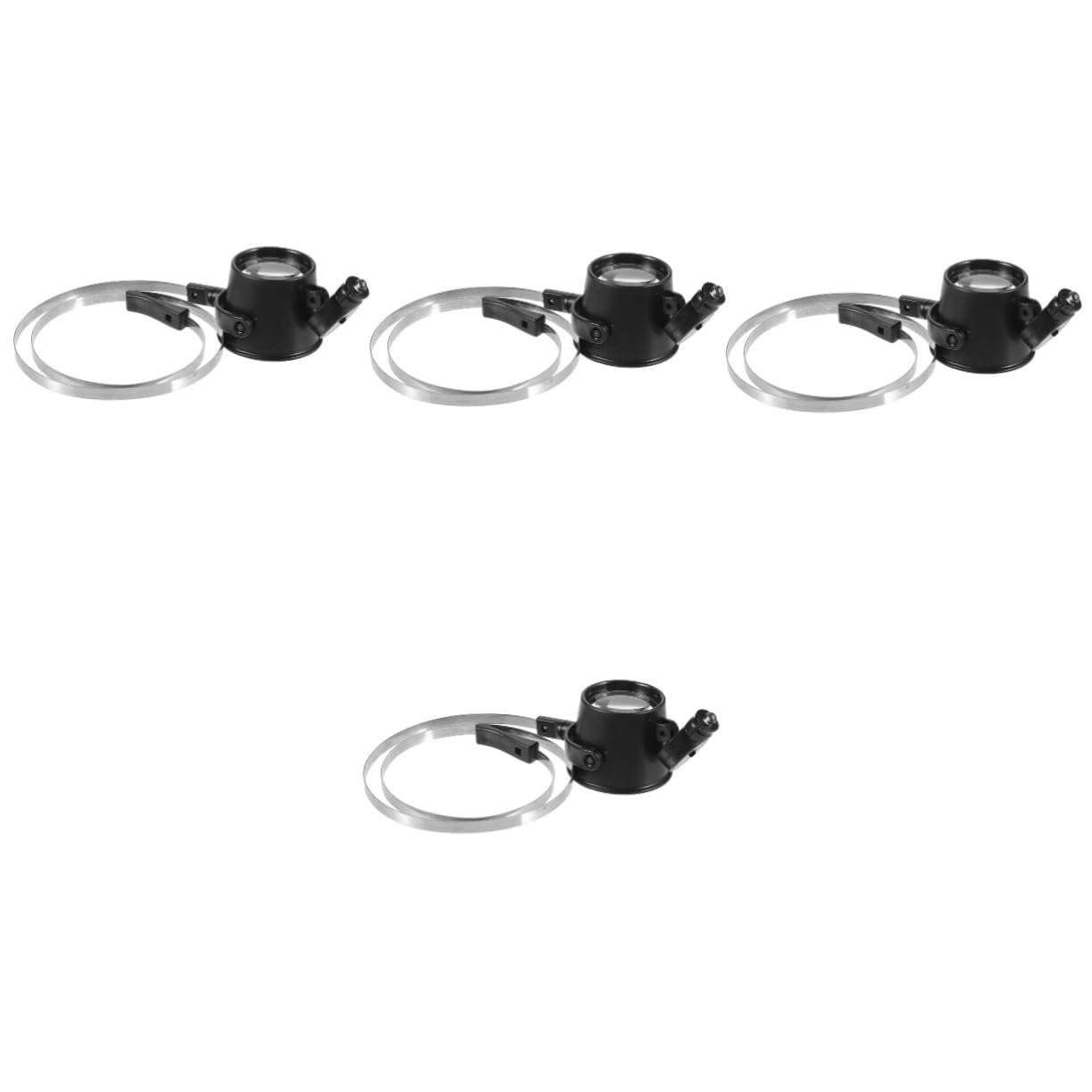Trousse de réparation de montre avec loupe LED USB et matériel d'horlogerie