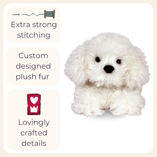 Bichon Frise Slippers for Women and Men - Fuzzy Plush Dog Slippers for Adults4