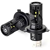【Amazon.co.jp 限定】 M's Basic by IPF ヘッドライト フォグランプ LED 車用 H4 Hi Lo切替 5000lm/4000lm 6500K ホワイト 12V用 2本入 車検対応 ドライバーユニット一体型 デュアル冷却ファン内蔵 ハロゲンサイズ型 取付簡単 追加ロービーム搭載 トライアングル照射構造 手前が見易い AMZ-HFE341