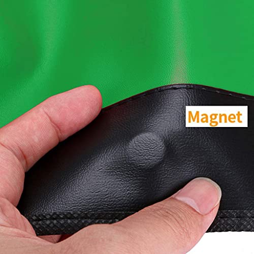 Wonfly Automotive Mechanic Fender Covers, Red 53.2 26In 43.5 18In Magnetic Car Mat Fender Protector Set With Hooks 3Pcs (Green, L) #TOP2