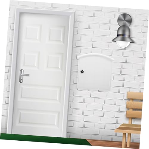 Boîte à lait murale plastique UKCOCO pour protéger les biberons de bébé devant la porte