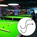 Menolana 2 Pieces Snooker Billiard Table Board Cue Hooks Bridge Rod Pool Hook Holder Hanging Sturdy, Billiards Table Hooks, for Indoor, Style C