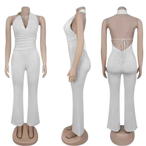 Image of Jigfar Women Sexy Elegant Jumpsuit Going Out Romper Party Club Night Outfit