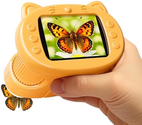 Handheld Digital Mini Microscope for Kids: 1000X 4K Pocket Portable 2.4