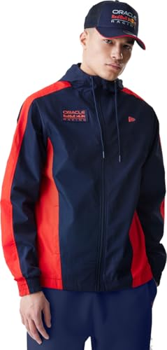 Veste coupe-vent Oracle Red Bull Racing New Era F1 en bleu et rouge