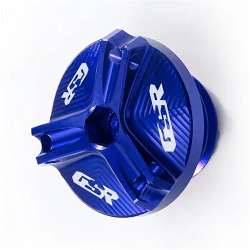 Taza de motor CNC azul con acabado de precisión para Suzuki GSR 600