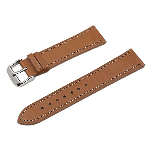 Bracelet de montre en cuir 24mm souple pour remplacer un modèle rigide