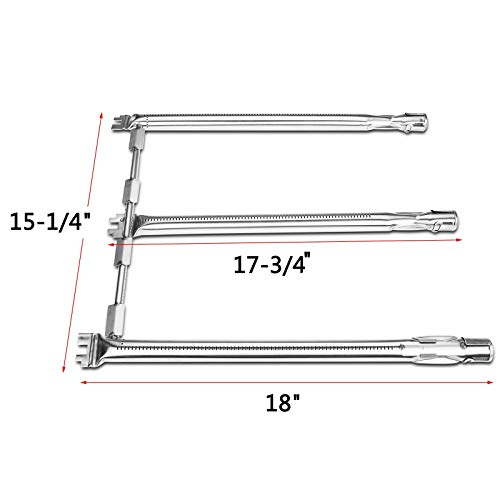 Qulimetal 69787 Grill Burner For Weber Spirit 300 And Spirit Ii 300 Series Gas Grills, Spirit E310 E320 S310 S320 E330 S330 Sp330 (2013 And Newer), 304 Stainless Steel Spirit E310 Burner, 18 Inch #TOP6