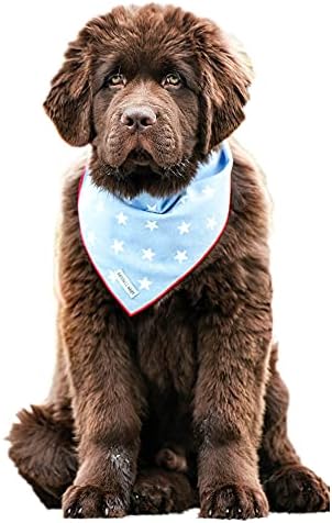 Kendall Wags Summer Nautical Dog Bandanas Pet Scarf Accessories for Large Medium Small Dogs - 4th of July